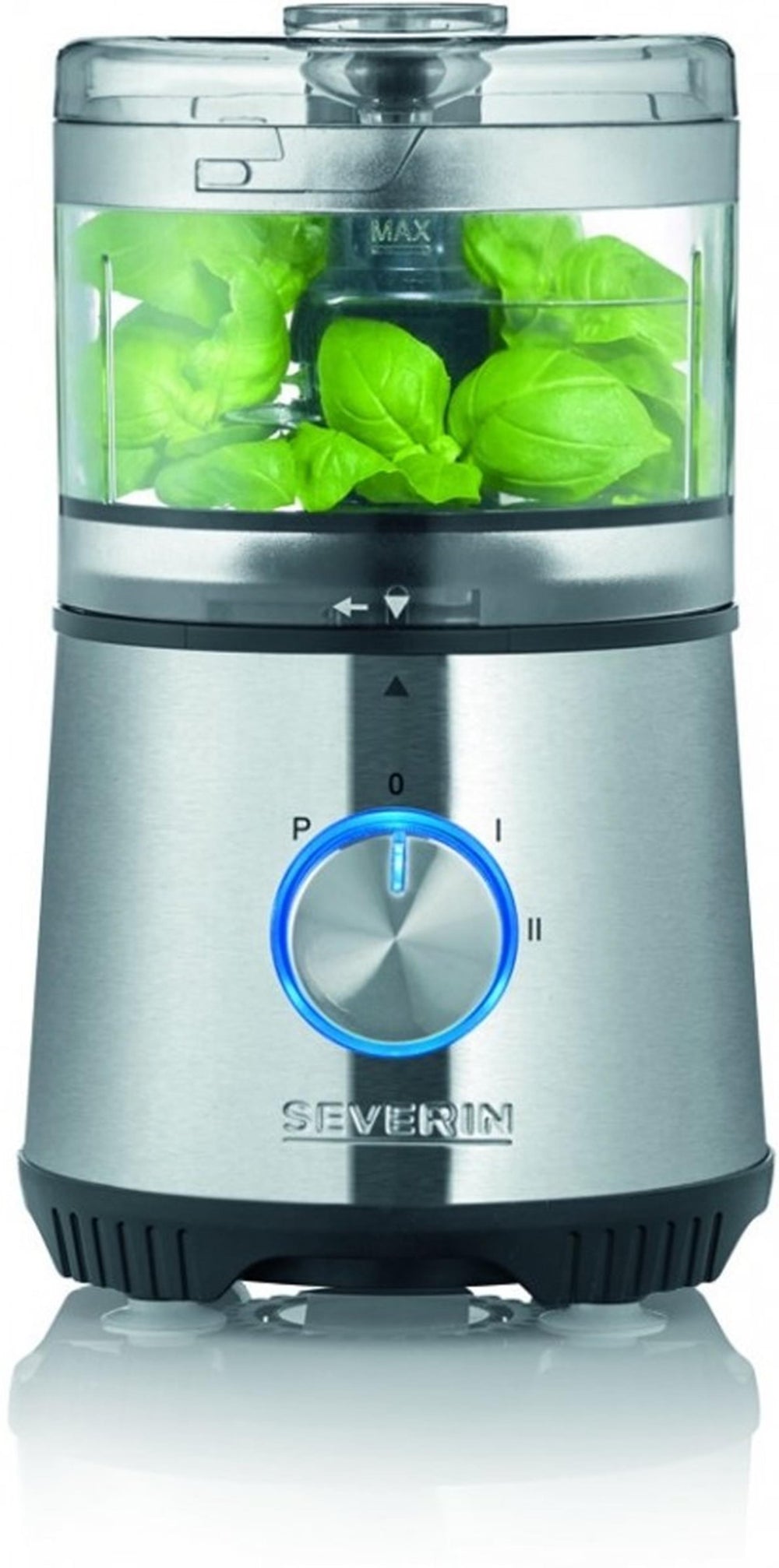 Severin compacte keukenmachine 400w RVS km 3865