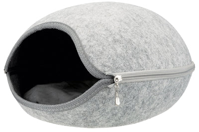 Trixie relax igloo Luna light grey