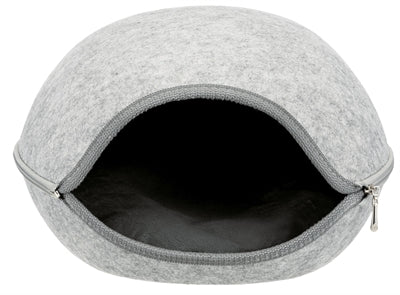 Trixie relax igloo Luna light grey