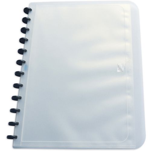 Showalbum oxford variozipp transparant a4