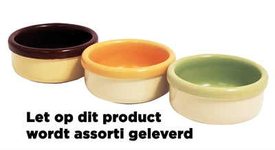 Palissander opties voerbak hamster twee-kleur assorti
