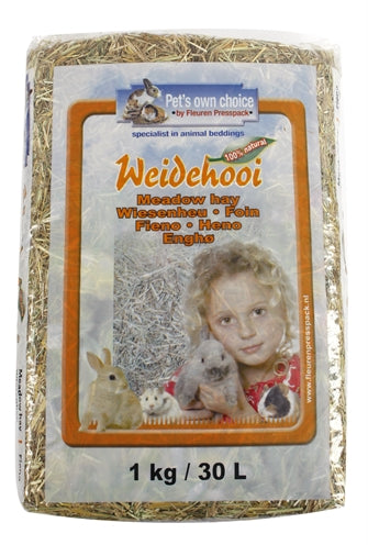 Huisdieren eigen keuze hooi
