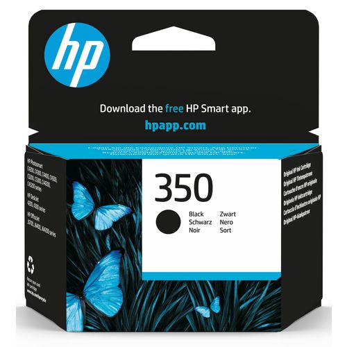 Inktcartridge hp cb335ee nummer 350 zwart