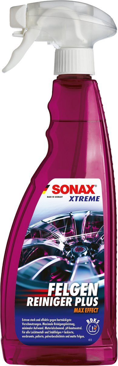 Sonax xtreme velgenreiniger - zuurvrij - 500ml