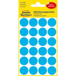 Markeringspunten avery 3005 blauw 96 stuks