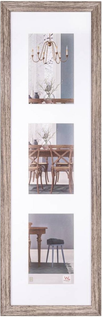 Walther fiorito - mdf houten lijst - fotoformaat 3x10x15 cm - walnoot