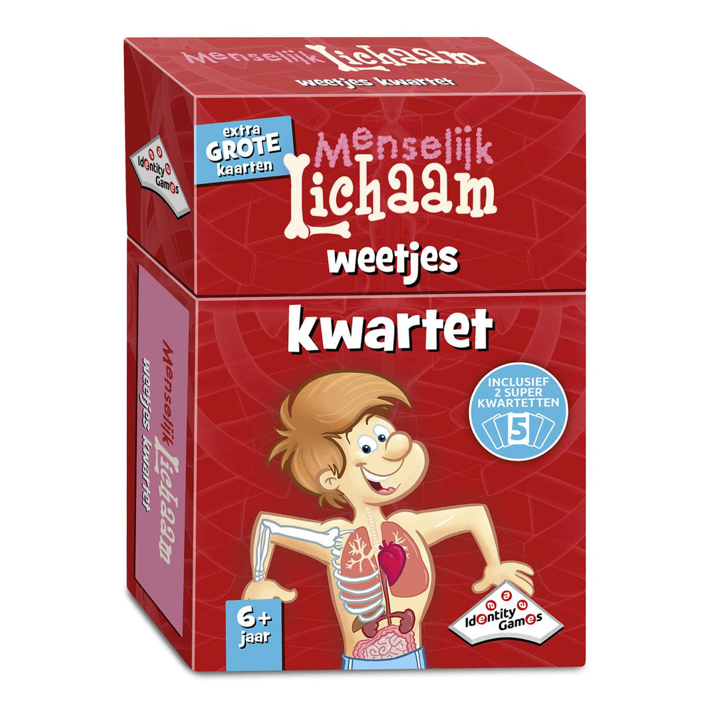 Identity games menselijk lichaam kwartet