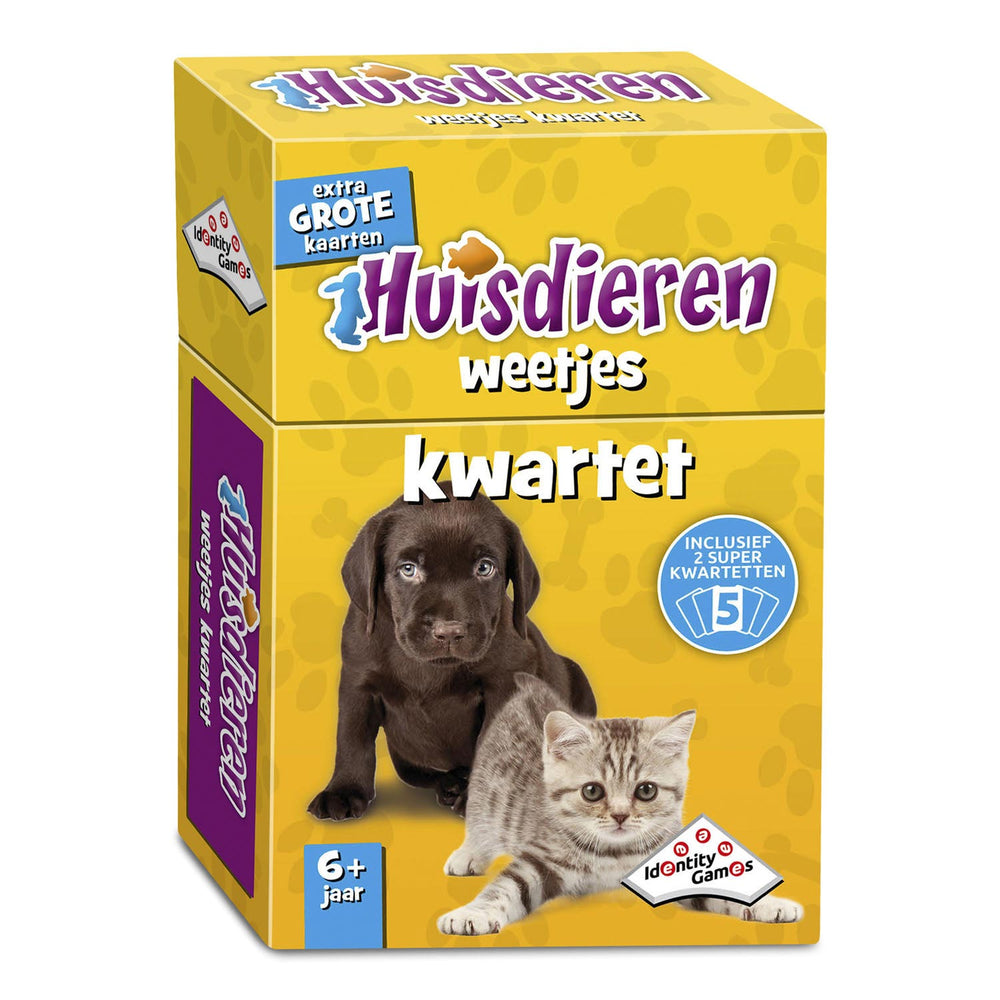 Identity games huisdieren weetjes kwartet