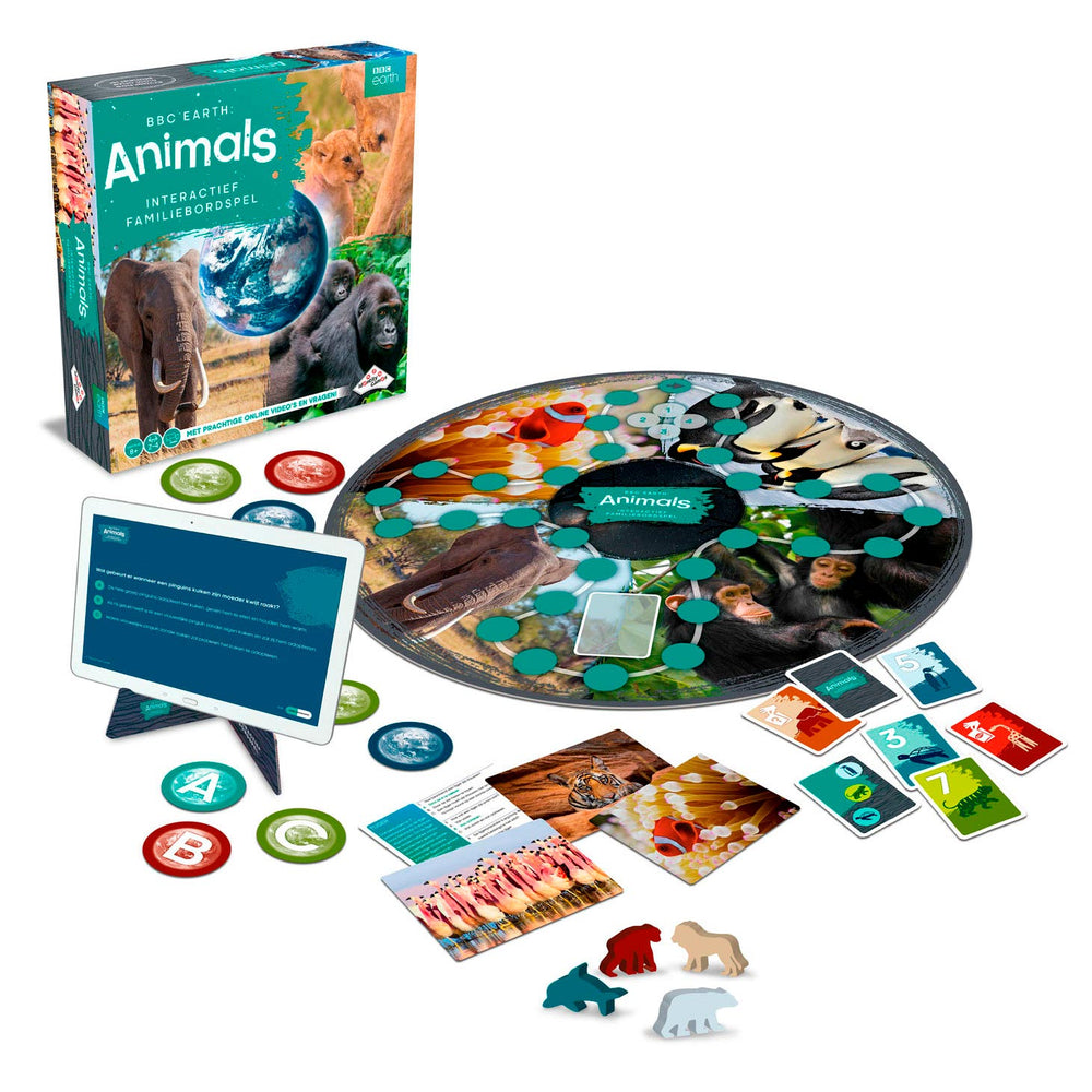 Identiteitsspellen bbc aarde dieren interactief familiebordspel