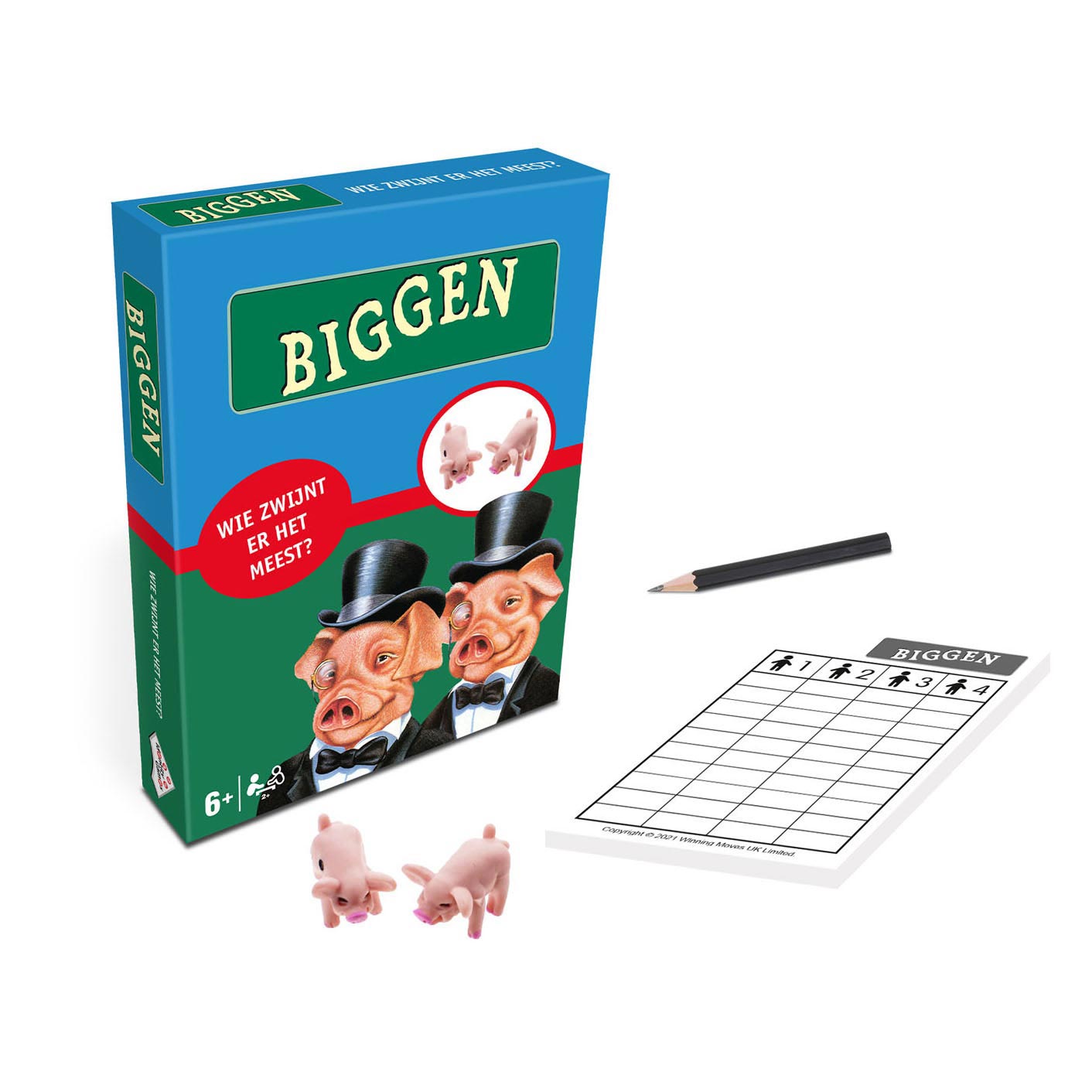 Identiteitsspellen biggen dubbelspel