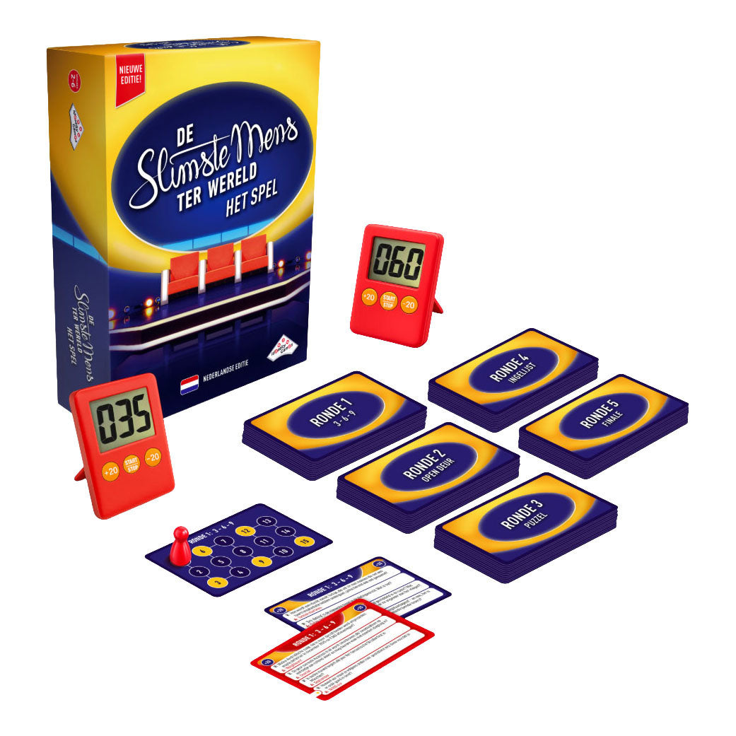 Identity games international de slimste mens ter wereld het spel - partyspel - inclusief timers