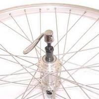 Achterwiel 26 (559) alu standaard freewheel zilver