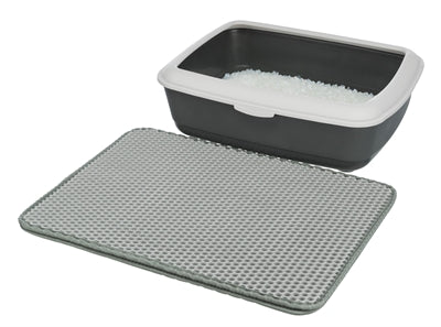 Trixie cat litter mat eva grey