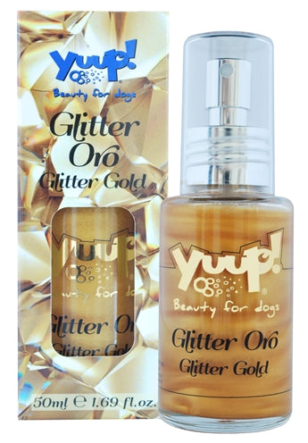 Jawel! Fashion glitter goud hondenparfum