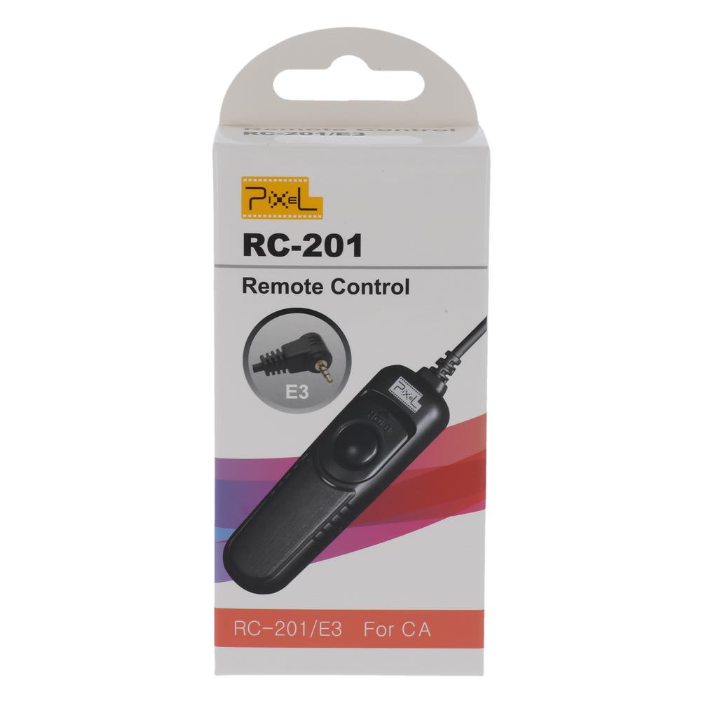 Pixel ontspanningskabel rc-201 e3 voor canon