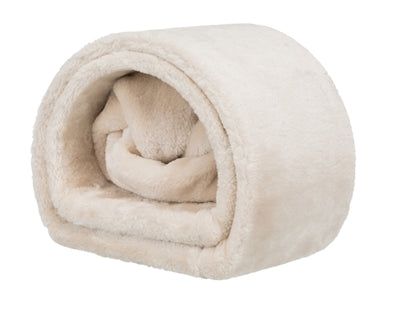 Trixie speeltunnel konijn cavia pluche beige