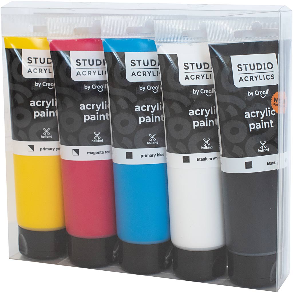 Creall Studio Acrylverf, 5x120ml