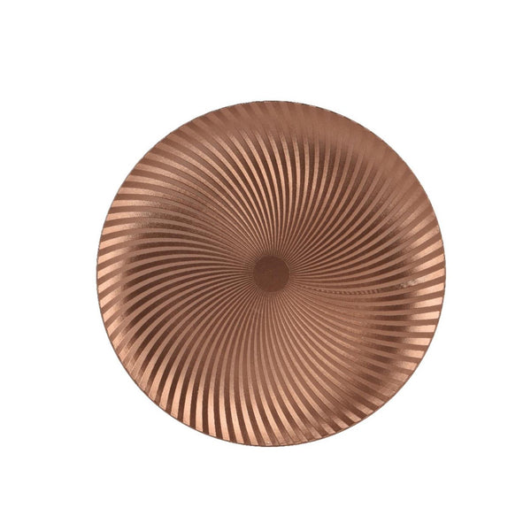 Decoris onderbord brandy ø33xh1,5cm