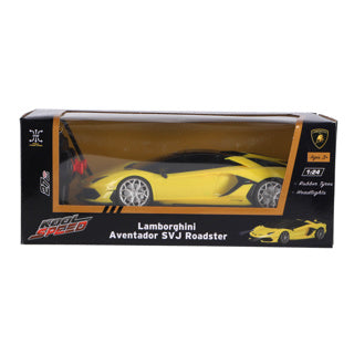 Kool speed rc lamborghini aventador svj roadster 1:24 + licht geel