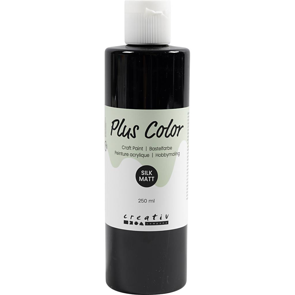 Https: www.cchobby.nl plus-color-acrylverf-zwart-250-ml-1-fles