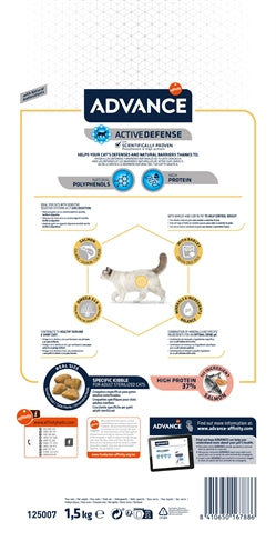 Advance kat gesteriliseerde gevoelige zalm