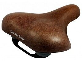 Selle de vélo San Remo 3580 Vienna Brown City Trekking avec poignée