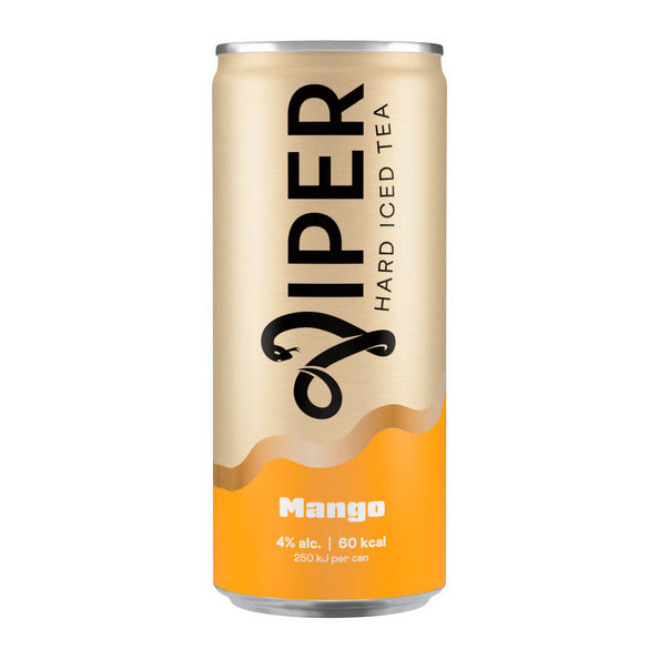 Viper hard iced tea mango blik (12x 25cl)