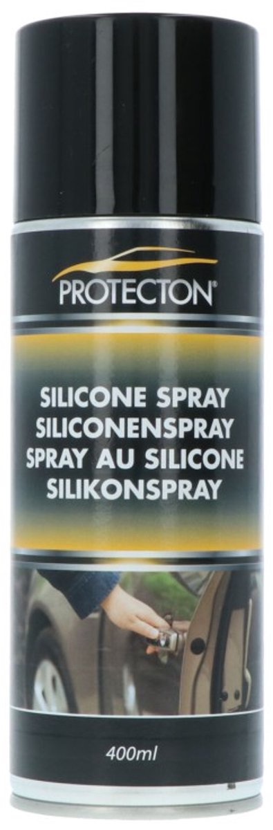 Protecton siliconenspray - hoogwaardig smeer- en beschermingsmiddel - beschermt tegen roest, vuil en vocht – waterafstotend - ph-neutraal - bestand tegen weersinvloeden - 400ml