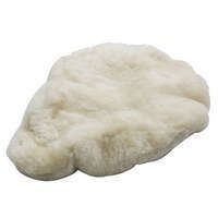 Tapis de selle en peau de mouton - beige