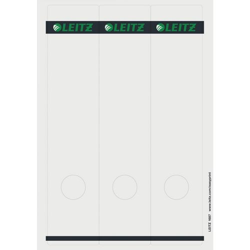 Leitz rugetiketten 16870085 a4 grijs