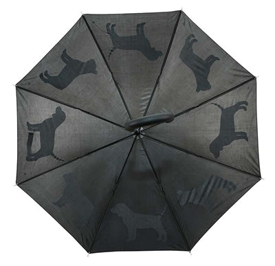 Paraplu honden reflecterend zwart
