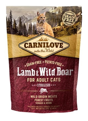 Carnilove lam wild zwijn gesteriliseerd
