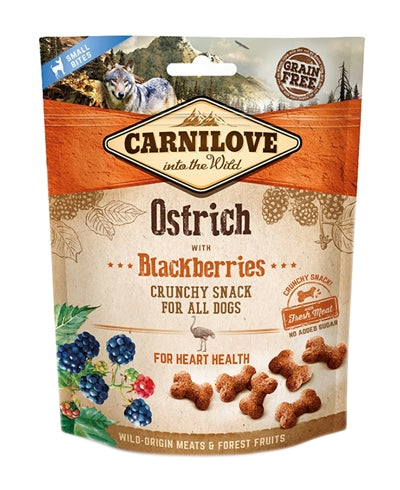 Carnilove Crunchy Snack Ostrich Blackcurrant