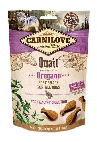 Carnilove zachte snack kwartel oregano