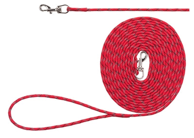 Trixie junior dog leash long tracking line red