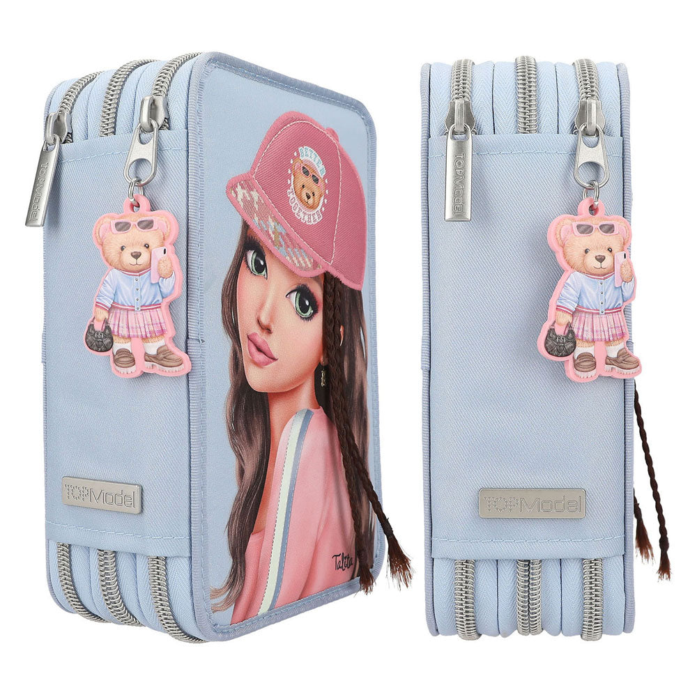 Topmodel 3-vaks etui met app team teddy