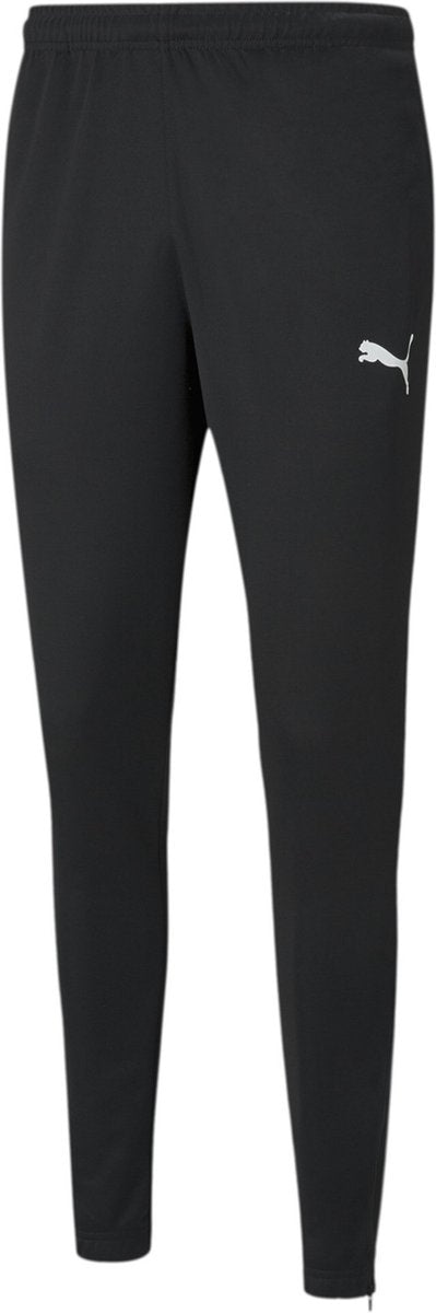 Puma teamrise poly training pants heren sportbroek - black- white l