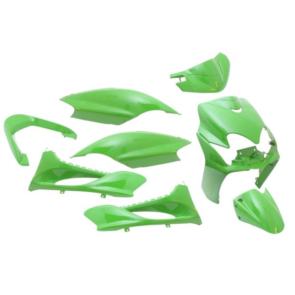 Edge ter plaatse 9-delig voor yamaha jog r mbk machg - kawasaki groen