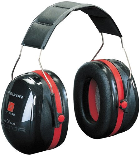 3m peltor optime iii gehoorbescherming zwart rood - 31901010