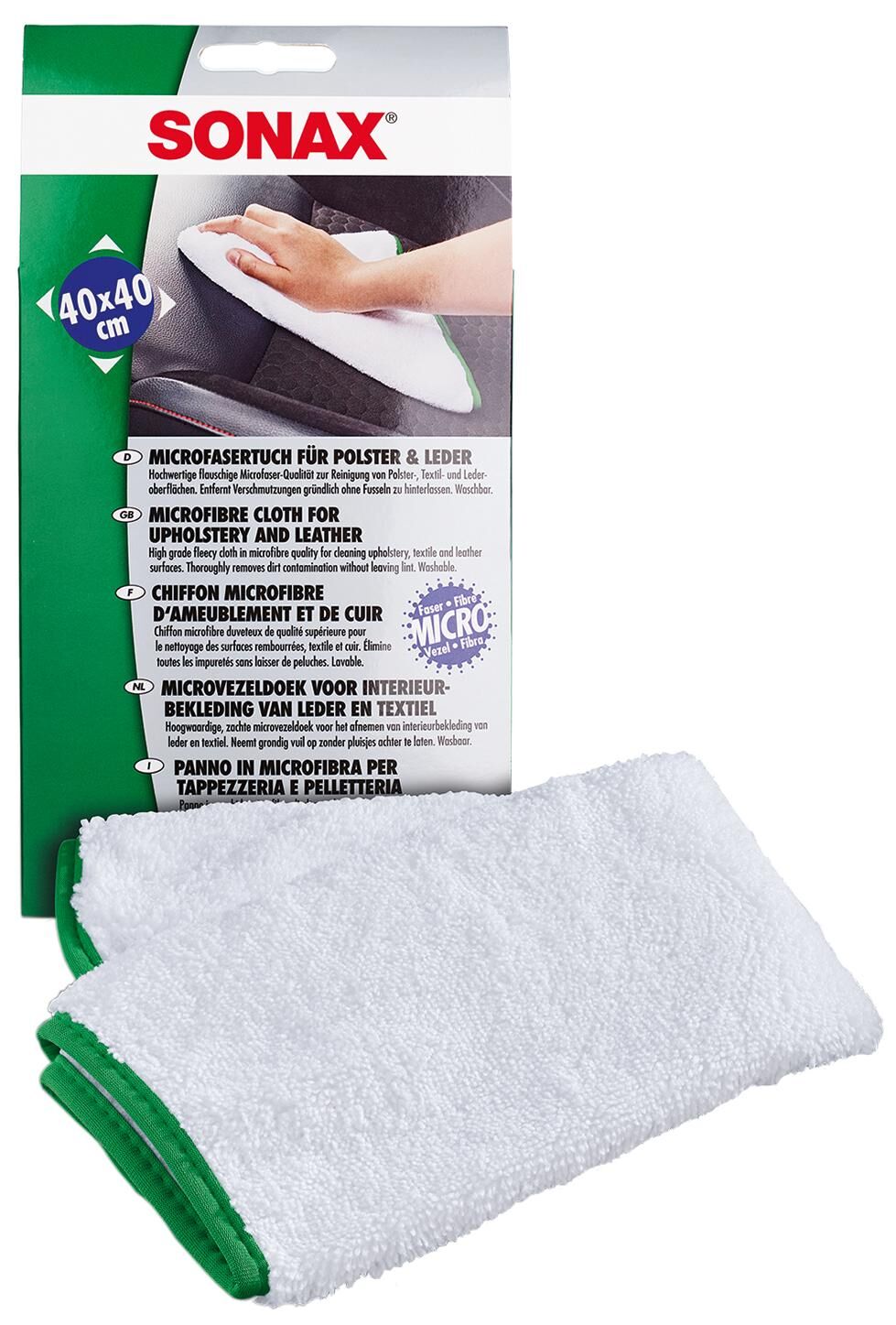 Sonax microvezeldoek polster leder microfasert.upholstery+le