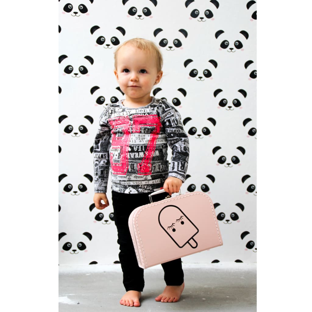 Noordwand behang fantastische wereld panda wit