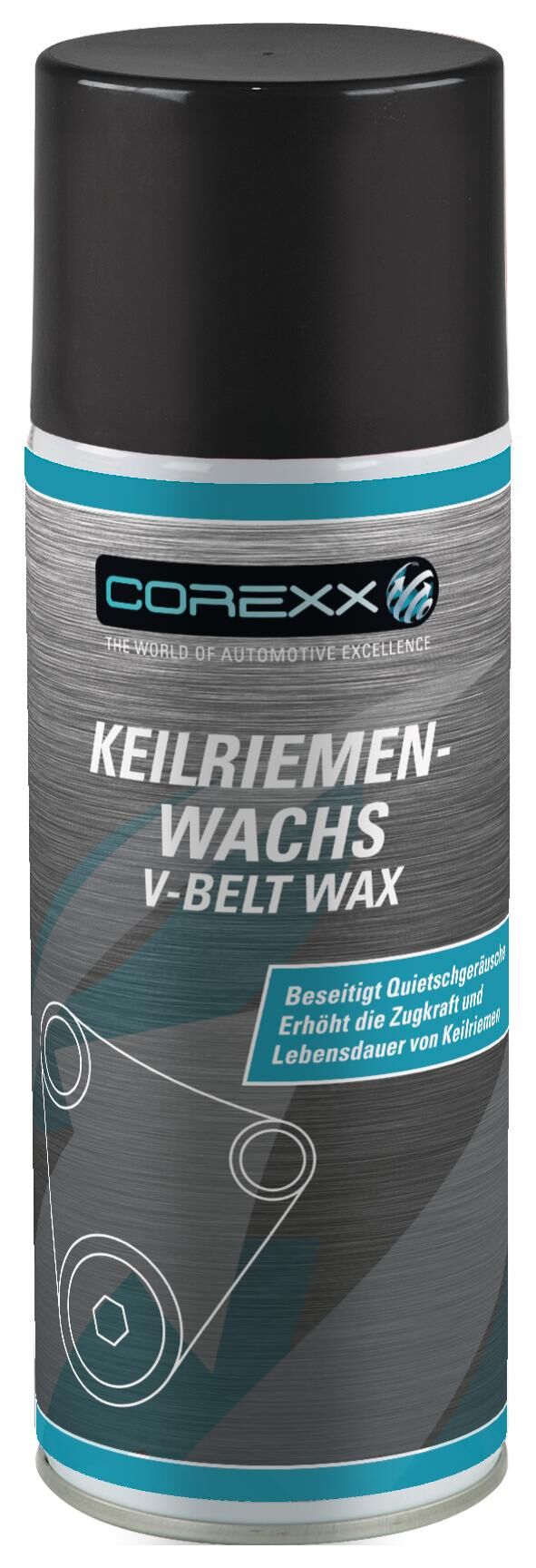 Corexx v-snaarspray v-snaarwas v-belt wax 400 ml