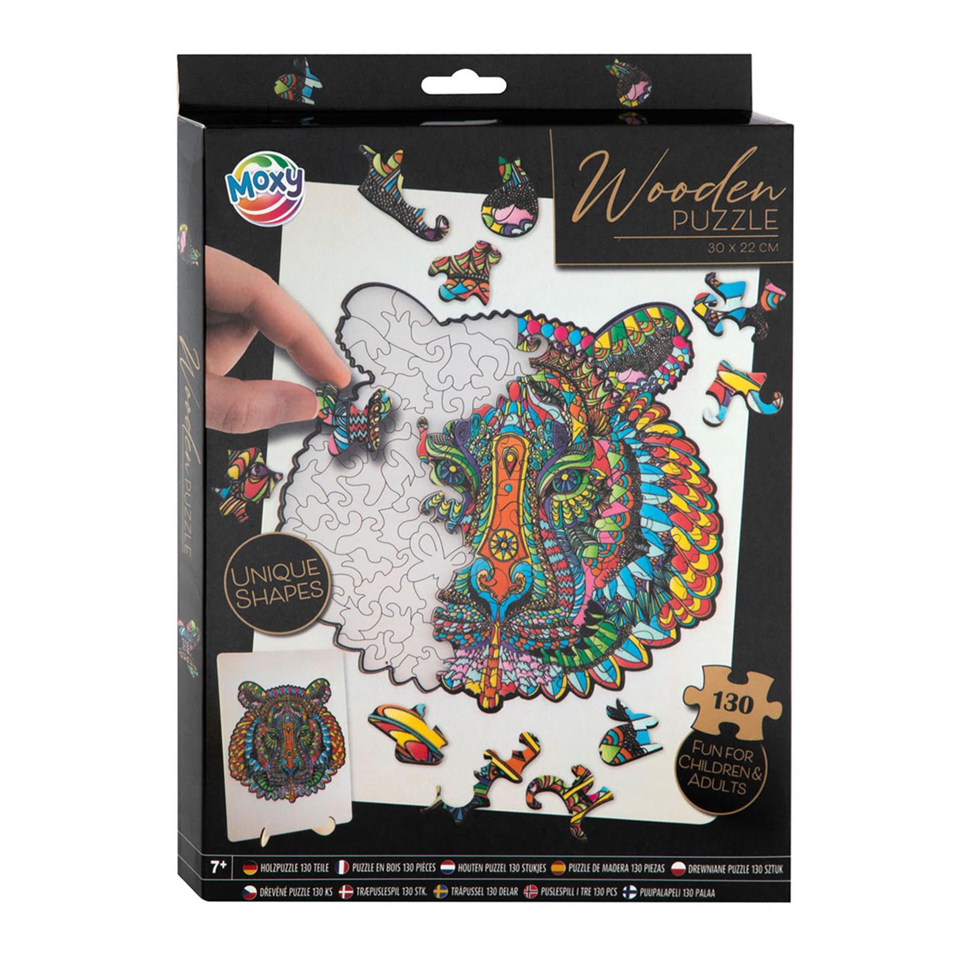 Moxy houten puzzel leeuw 140 stukjes