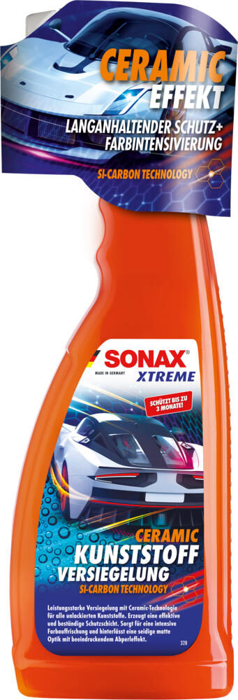 Sonax kunststofonderhoudsmiddel xtreme ceramic . plastic vers. ceramic xtreme