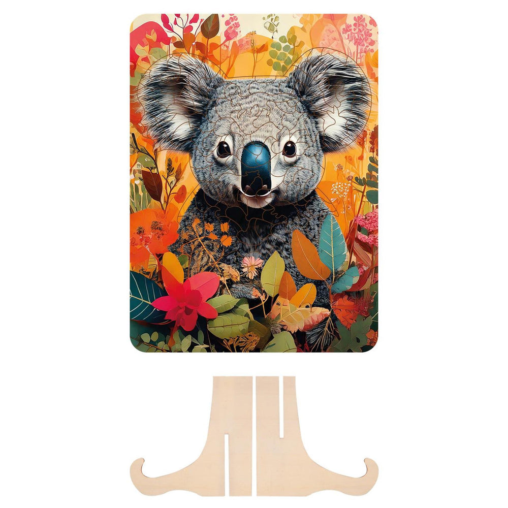 Moxy houten puzzel koala unieke vormen, 130pcs