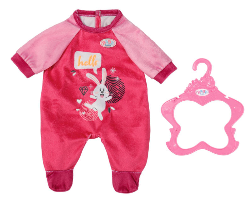 Baby born speelpakje roze - poppenkleding 43 cm