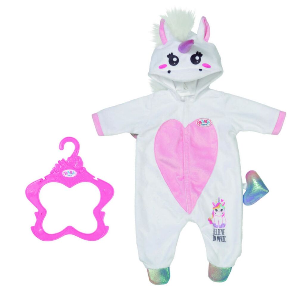 Zapf baby born eenhoorn onesie 43 cm