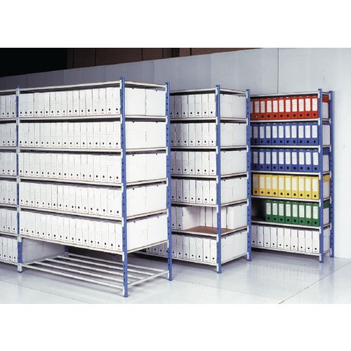 Vervolgelement archief arno space 150x70x200cm blauw lichtgrijs
