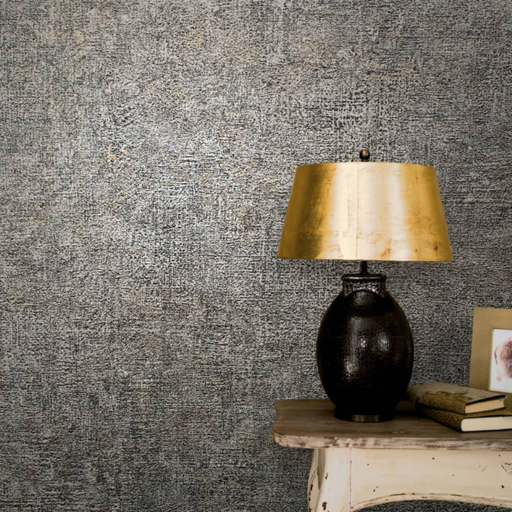 Noordwand behang vintage deluxe stuclook grijs