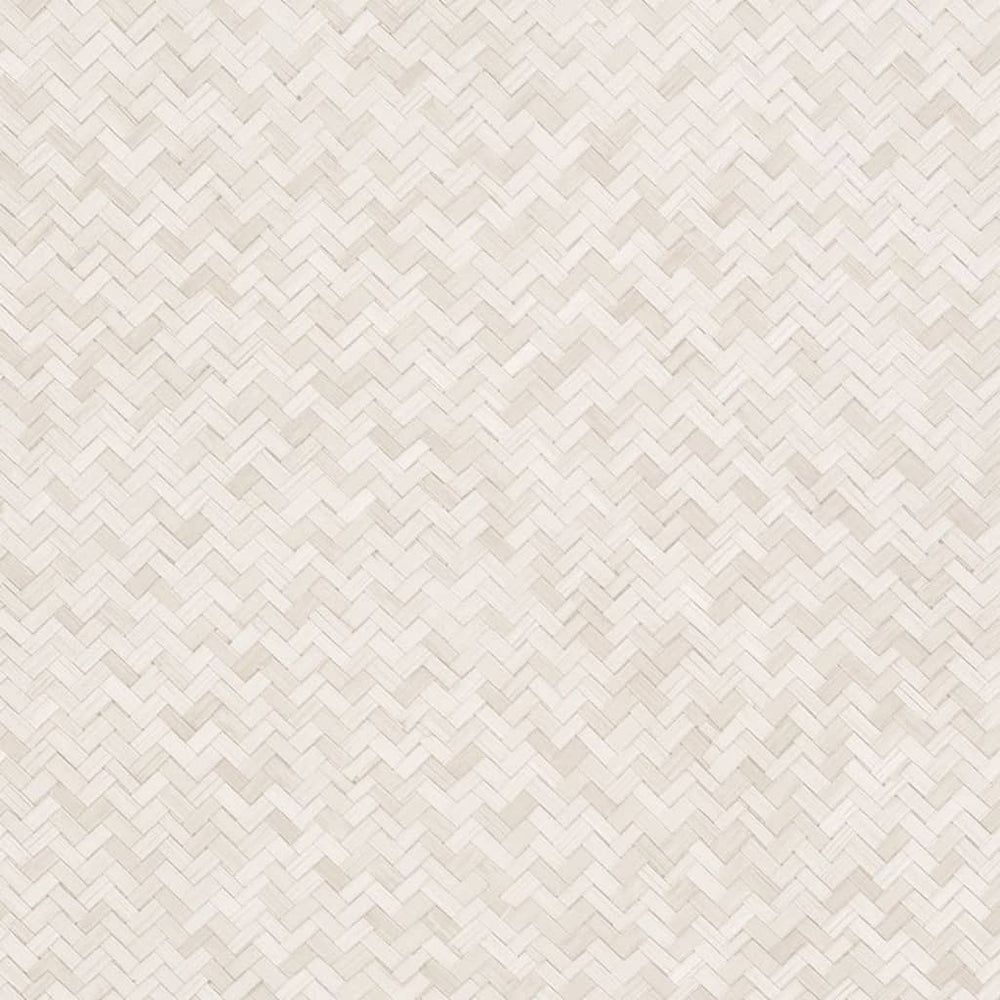 Noordwand behang botanica rotan vlechtwerk beige